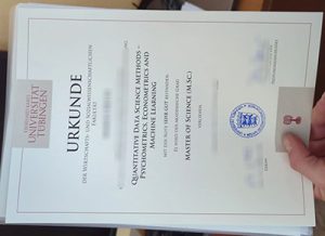 Eberhard Karls Universität Tübingen Urkunde