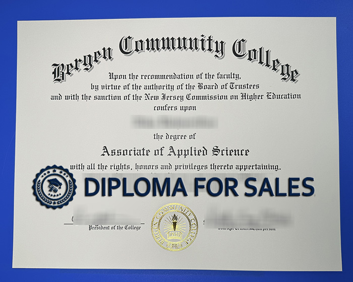 Bergen Community College Diploma Bergen Community College Diploma