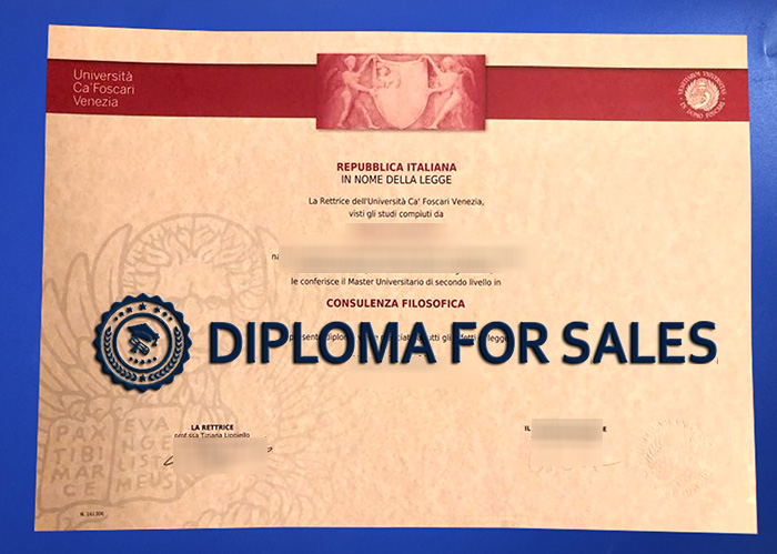 Università Ca' Foscari Venezia Diploma Università Ca' Foscari Venezia Diploma
