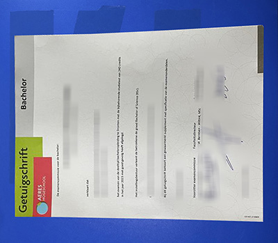 Aeres Hogeschool Getuigschrift