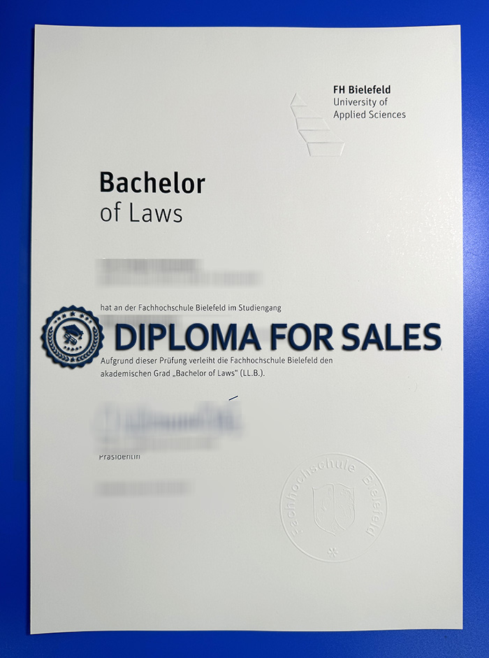 Hochschule Bielefeld Urkunde Hochschule Bielefeld Urkunde