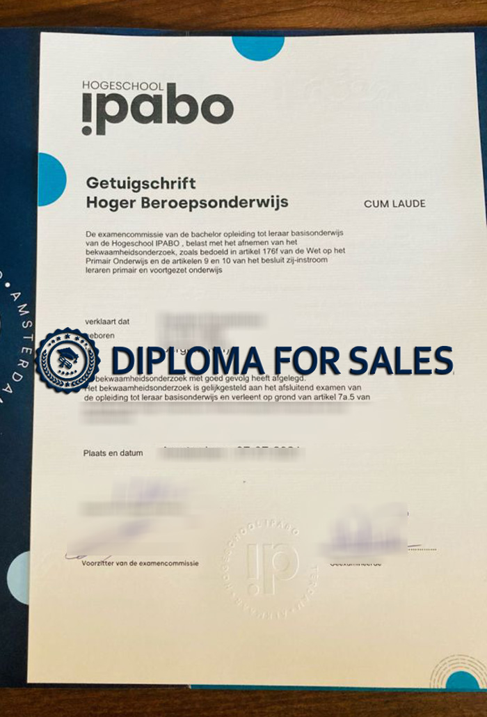 Hogeschool iPABO Getuigschrift Hogeschool iPABO Getuigschrift