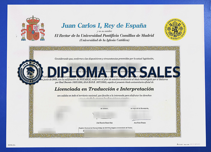 Universidad Pontificia Comillas Diploma