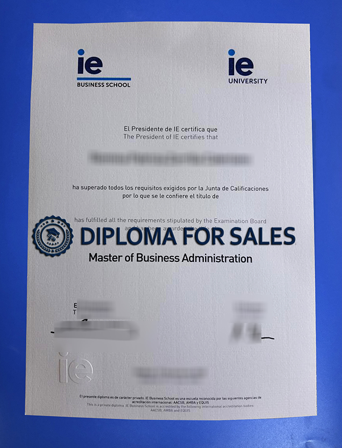 IE University Diploma