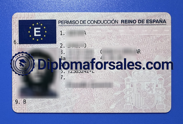 Permiso de Conduccion Reino De Espana, Spain Driving license