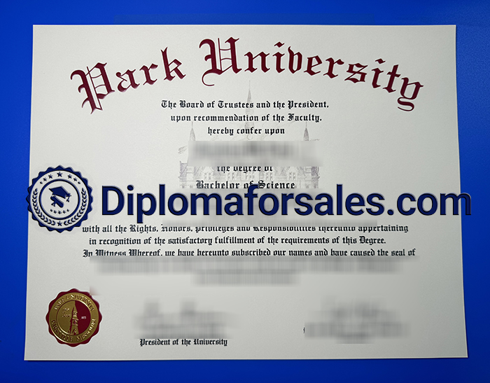 Park University Diploma Park University Diploma