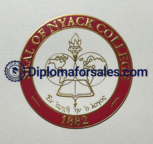 Nyack College Diploma seal