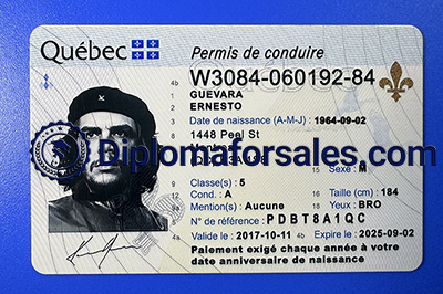 Quebec Driver License