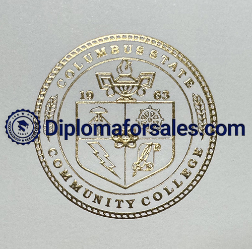Columbus State Community College Diploma seal Columbus State Community College Diploma seal