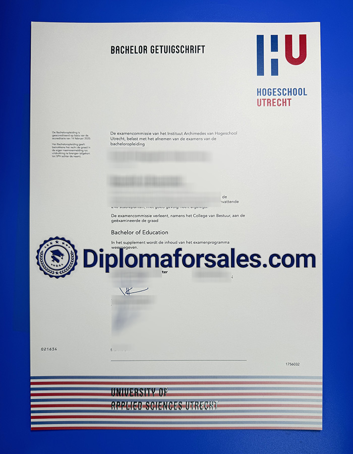 Hogeschool Utrecht Bachelor Getuigschrift Hogeschool Utrecht Bachelor Getuigschrift