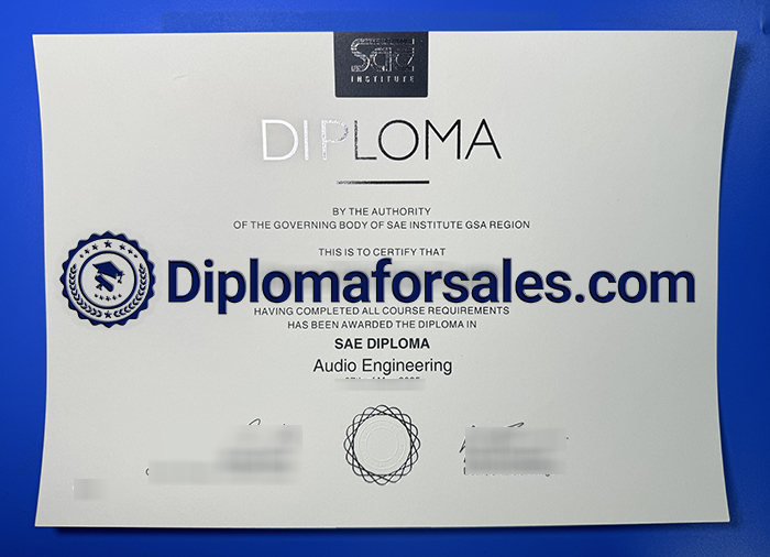 SAE Institute Diploma, SAE University College Diploma