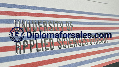 Hogeschool Utrecht Getuigschrift seal Hogeschool Utrecht Getuigschrift seal