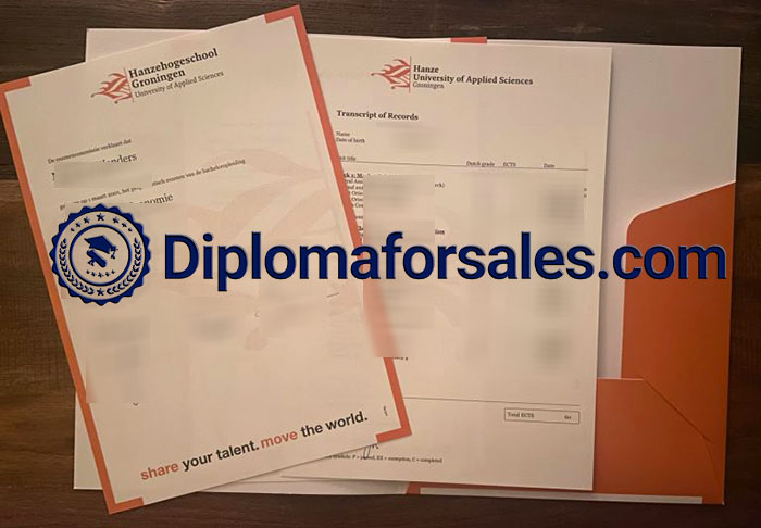 Hanze University of Applied Sciences Transcript of Records