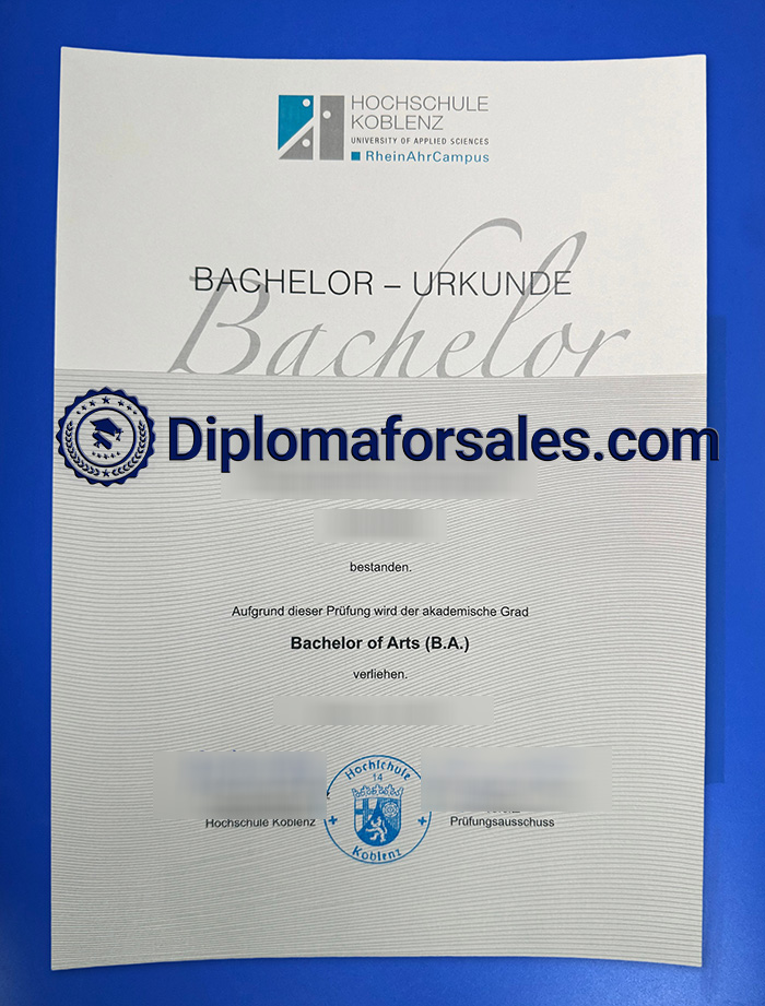 Koblenz University of Applied Sciences Diploma