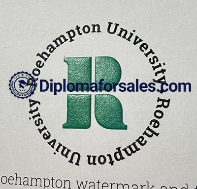 University of Roehampton Transcript Seal
