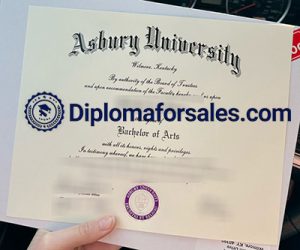 Asbury University Diploma