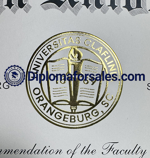 Claflin University Diploma seal