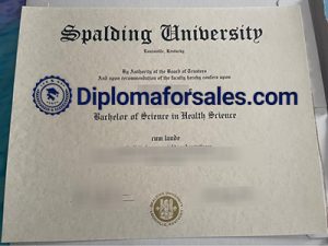 Spalding University Diploma