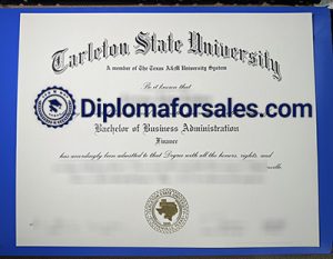 Tarleton State University Diploma