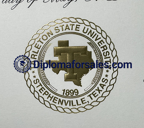 Tarleton State University Diploma seal