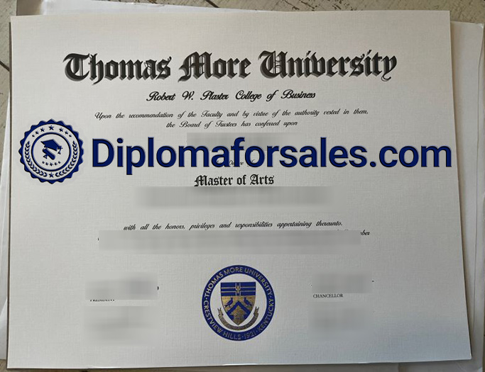 Thomas More University Diploma