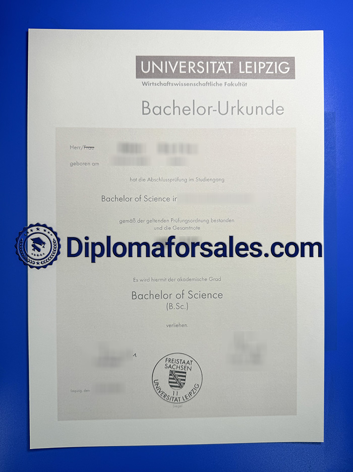 Universität Leipzig Urkunde Universität Leipzig Urkunde