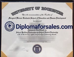 University of Rochester Diploma