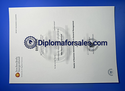 Hochschule Burgenland Diplom