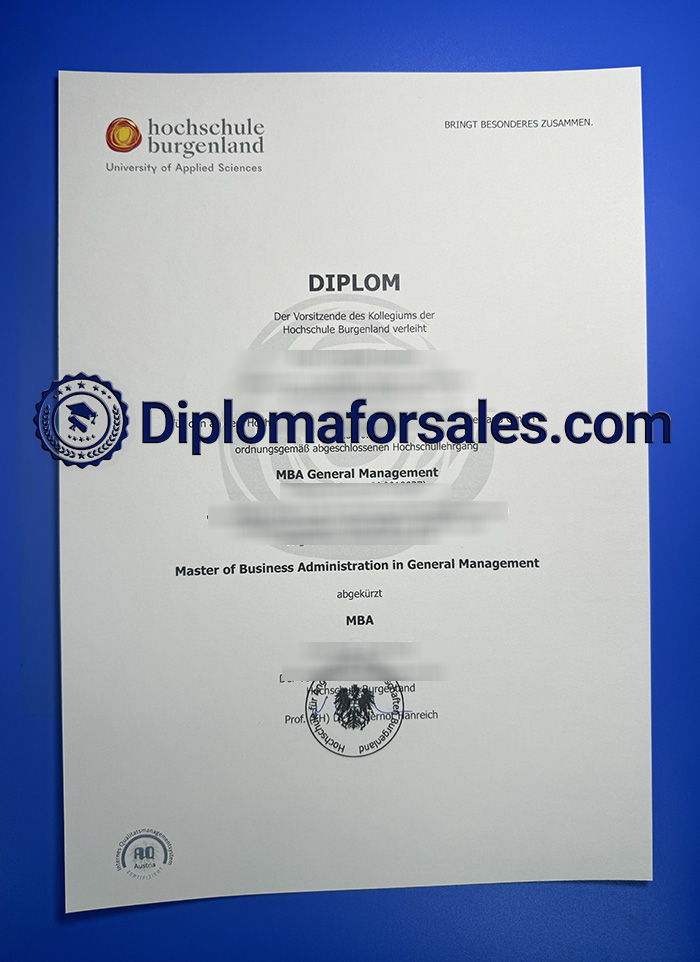 Hochschule Burgenland Diplom