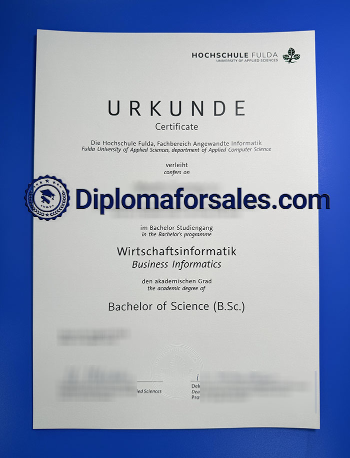 Fulda University of Applied Sciences Diploma