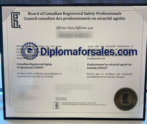 CRSP Certificate