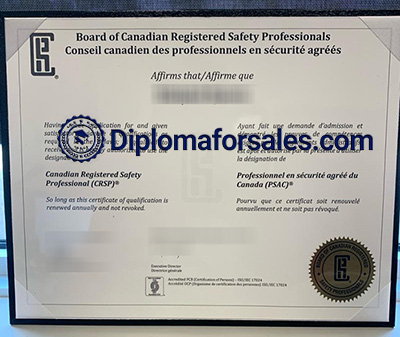 CRSP Certificate