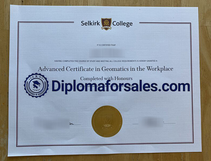Selkirk College Diploma Selkirk College Diploma