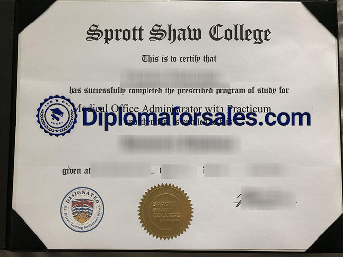 Sprott Shaw College Diploma Sprott Shaw College Diploma