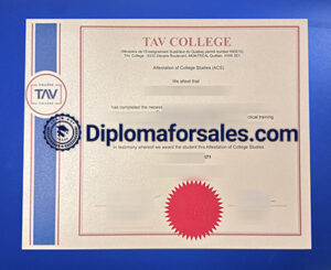 TAV College Diploma