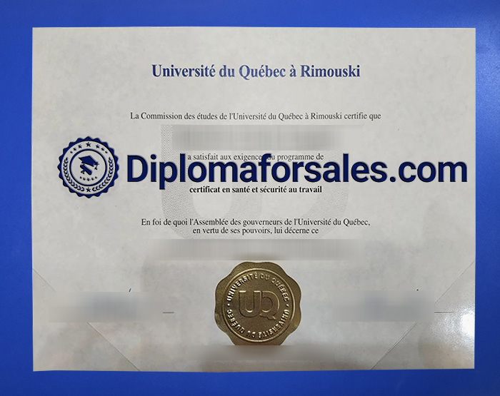 Université du Québec à Rimouski Diploma, UQAR Diploma Université du Québec à Rimouski Diploma, UQAR Diploma
