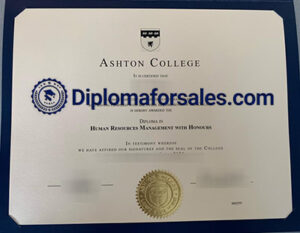 Ashton College Diploma