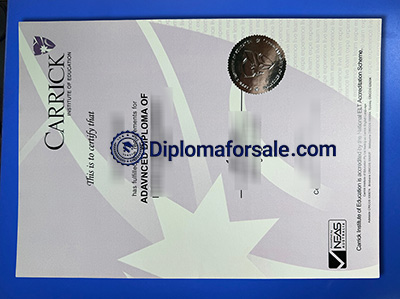 Carrick Institute of Education Diploma