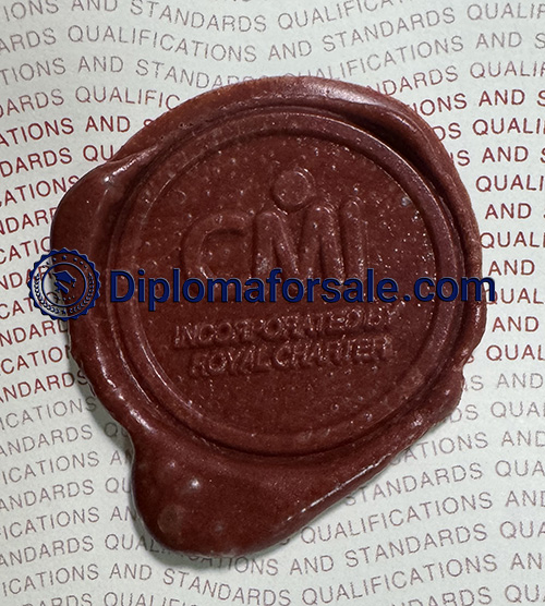 CMI Certificate seal