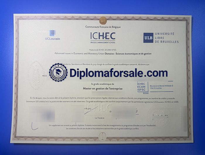 ICHEC Brussels Management School Diploma