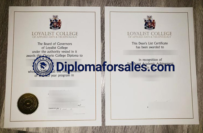 Loyalist College Diploma Loyalist College Diploma