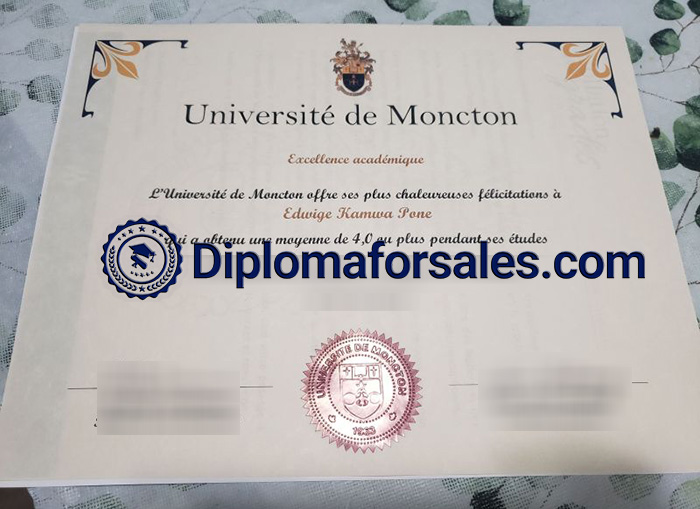 Université de Moncton Diploma
