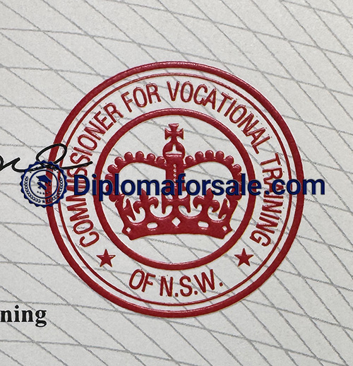 NSW Engineering Mechanical Proficiency Certificate seal NSW Engineering Mechanical Proficiency Certificate seal