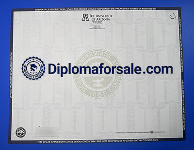 University of Arizona Transcript