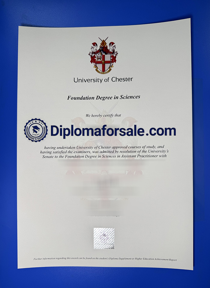 University of Chester Degree University of Chester Degree
